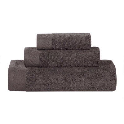 Basketweave Luxury Egyptian Cotton Solid 3 Piece Assorted Towel Set By Blue Nile Mills - Image 9