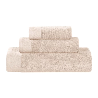Basketweave Luxury Egyptian Cotton Solid 3 Piece Assorted Towel Set By Blue Nile Mills - Image 10