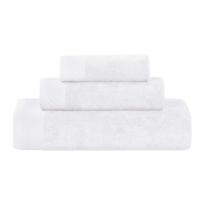 Basketweave Luxury Egyptian Cotton Solid 3 Piece Assorted Towel Set By Blue Nile Mills - Image 16