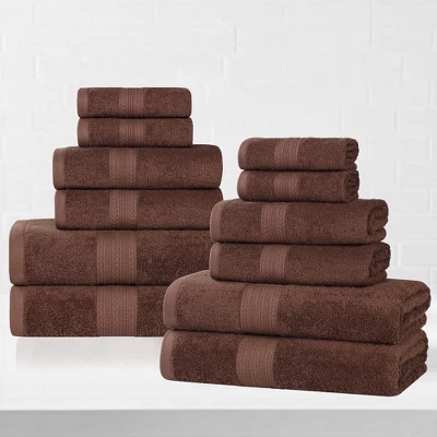 Eco-Friendly Sustainable Cotton Solid Lightweight Bathroom Set By Blue Nile Mills