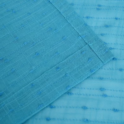 Delicate Dot Sheer Grommet Curtain Panel Set By Blue Nile Mills - Image 3