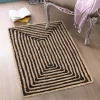 Braided Jute Handwoven Reversible Indoor Outdoor Area Rug By Blue Nile Mills