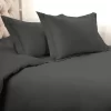 1500-Thread Count Cotton Solid Duvet Cover And Sham Set By Blue Nile Mills