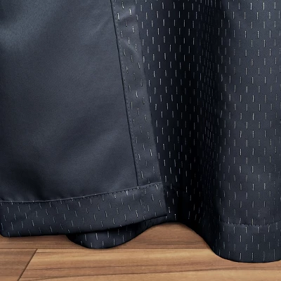 Whimsical Abstract Shimmer Room Darkening Blackout Curtains, Set Of 2 By Blue Nile Mills - Image 4