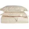 1500 Thread Count Solid Deep Pocket Cotton Luxury Premium Duvet Cover Set With Pillow Shams By Blue Nile Mills