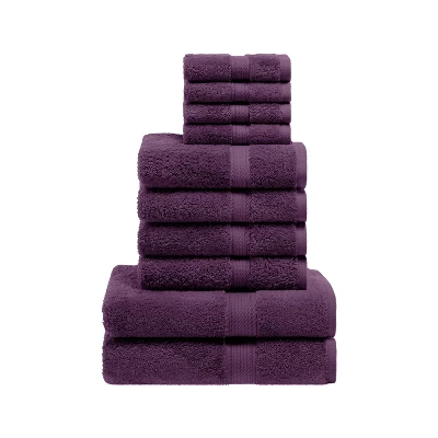 Premium Cotton 800 GSM Heavyweight Plush Luxury 10 Piece Bathroom Towel Set By Blue Nile Mills - Image 17
