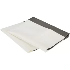 Cabana Stripe Silky-Soft 600-Thread Count Modern Transitional Cotton-Polyester Traditional Wrinkle-Resistant 2-Piece Pillowcase Set By Blue Nile Mills