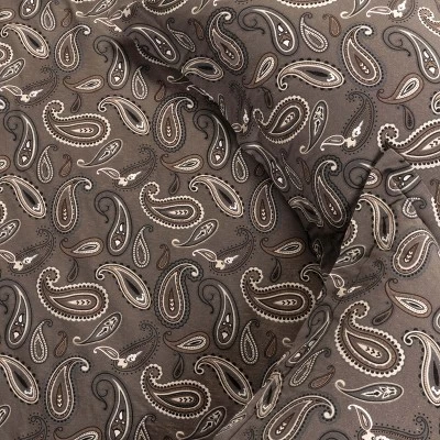 Vintage Modern Floral Paisley Flannel Cotton Duvet Cover Set By Blue Nile Mills - Image 2