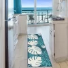 Modern Oversized Tropical Leaves Indoor Outdoor Runner Or Area Rug By Blue Nile Mills