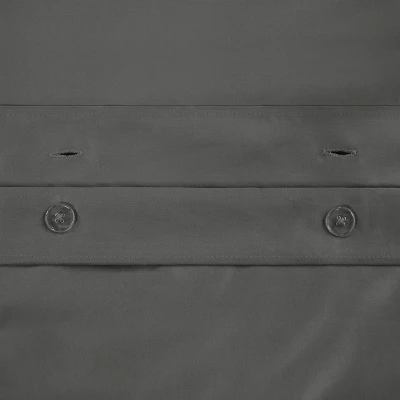 1500-Thread Count Cotton Solid Duvet Cover And Sham Set By Blue Nile Mills - Image 3