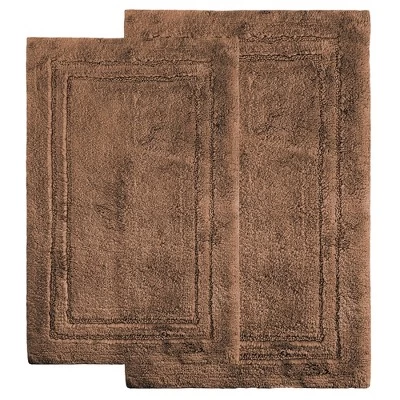 Plush And Absorbent Non-Slip Cotton 2-Piece Bath Rug Set By Blue Nile Mills - Image 6