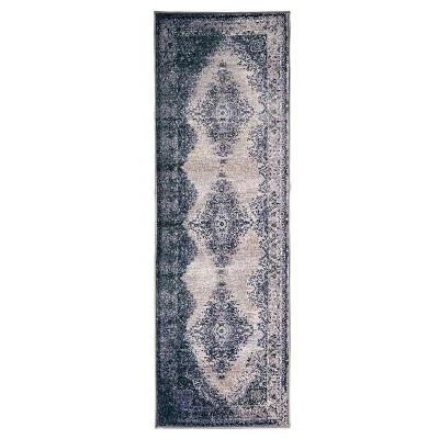 Ornamental Decorative Ornate Medallion Modern Transitional Eclectic High-Traffic Ultra-Soft Nylon Indoor Washable Area Rug By Blue Nile Mills - Image 3