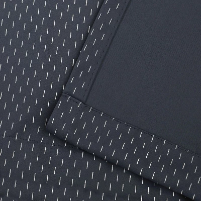 Whimsical Abstract Shimmer Room Darkening Blackout Curtains, Set Of 2 By Blue Nile Mills - Image 3