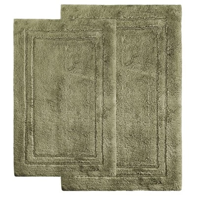 Plush And Absorbent Non-Slip Cotton 2-Piece Bath Rug Set By Blue Nile Mills - Image 13