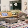 Coastal Geometric Casual Stripe Indoor Outdoor Area Rug By Blue Nile Mills