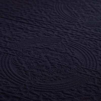 Medallion Jacquard Matelasse Cotton Bedspread Set By Blue Nile Mills - Image 2