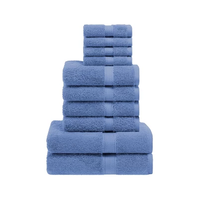 Premium Cotton 800 GSM Heavyweight Plush Luxury 10 Piece Bathroom Towel Set By Blue Nile Mills - Image 13
