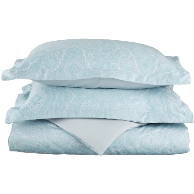 Vintage Bohemian Floral Paisley Cotton Blend Duvet Cover Set By Blue Nile Mills