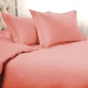 Premium Cotton 1000 Thread Count Solid 3 Piece Duvet Cover Set With Pillow Shams By Blue Nile Mills