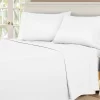 530 Thread Count Solid Deep Pocket Cotton Luxury Premium Bed Sheet Set By Blue Nile Mills