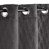 Modern Farmhouse Textured Waves Room Darkening Blackout Curtains, Set Of 2 By Blue Nile Mills