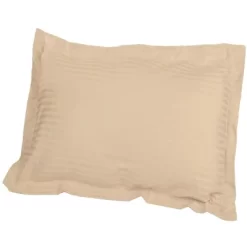 Premium 600-Thread Count Cotton Stripe 2-Piece Pillow Sham Set - Blue Nile Mills